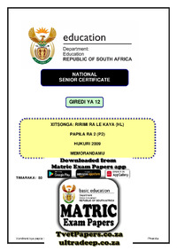 Xitsonga HL P2 Nov 2009 Memo.pdf